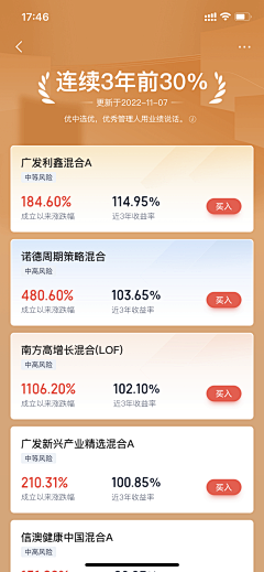 落日般的采集到APP_金融页面