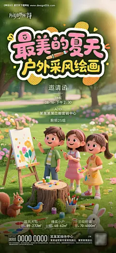 源文件下载【享设计】搜索编号：43350032593989444【户外采风活动海报】