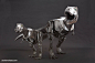 机器狼（很奇怪，闽南话是机器人的意思[doge]）Andrew Chase 的机械动物雕塑都是可以自如活动的。（andrewchase.com）【相关推荐：O尖峰视界】
