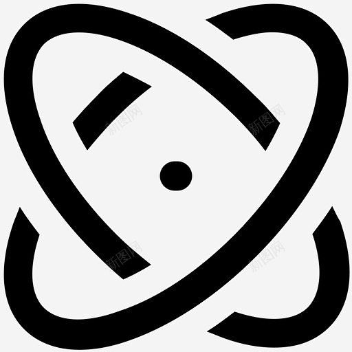 原子正核图标 icon 标识 标志 UI图标 设计图片 免费下载 页面网页 平面电商 创意素材