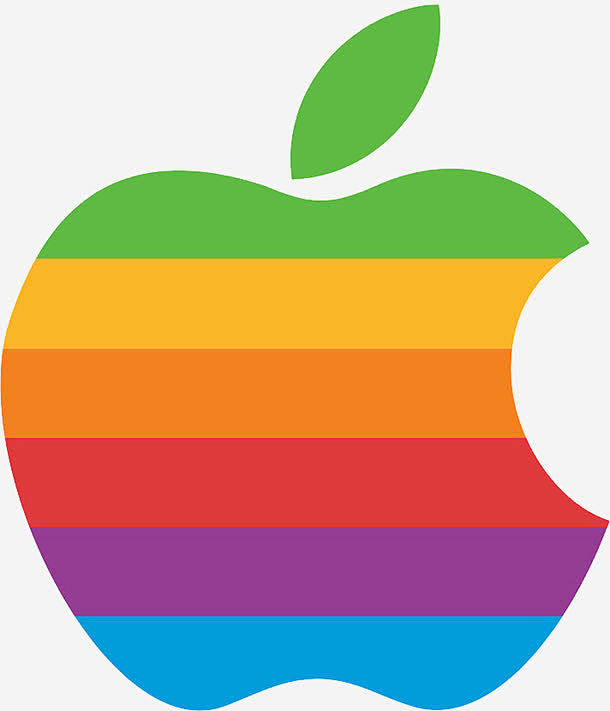 彩虹色苹果logo https://88...