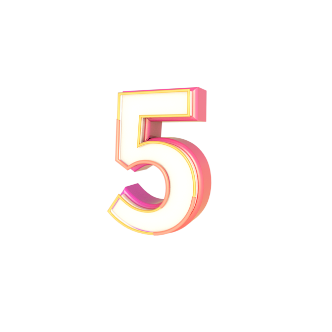 C4D立体数字-5