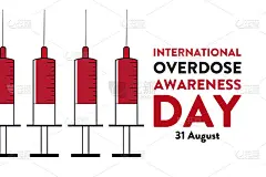 International Overdose Awareness Day. August 31. H