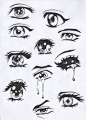 〖大眼睛简单手绘〗水汪汪的大眼睛为人物增色不少，你也动手画一画吧。