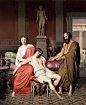 13733354845-german-amores-hernandez-socrates-chiding-alcibiades-home-of-a-courtesan-1857