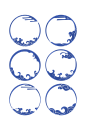 中式圆形浪花纹雕刻边框文本框标题框