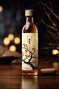 白酒酒瓶包装设计中式模型