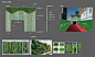 包装  看房通道  绿篱  围挡   剪影  样板间  绿植    楼梯 通道