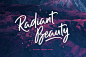 Radiant Beauty 英文艺术字体  - PS饭团网psefan.com