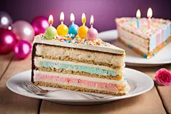 奶油蛋糕彩色蛋糕胚创意摄影图图片