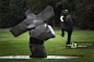 英国：约克郡雕塑公园展出朱铭“太极系列”铜像