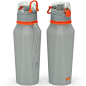 Silicone water bottle (3d modeling and rendering) : 3d modeling and rendering of Silicone water bottle. It was very interesting project. Project did for Amazon seller