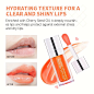 Moisturizing Lip Glow Oil - Hydrating Lip Gloss With Transparent Tint For Smooth, Healthy Lips