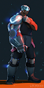 Neon Divide - The Crew, Lap Pun Cheung : Portraits of some of the cast of the Neon Divide Anthology, a set of short stories/comics/cinematics I'm doing set in the universe of Neon Divide, a cyberpunk dystopia. You might have seen some of them already in s