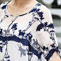 正品包邮夏装新款韩版印花宽松大码女式短袖雪纺衫女T恤雪纺上衣-tmall.com天猫
