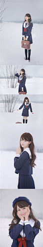 小瑾家正统白雪姬长袖不良少女JK制服日本校服秋冬季服水手服套装-淘宝网