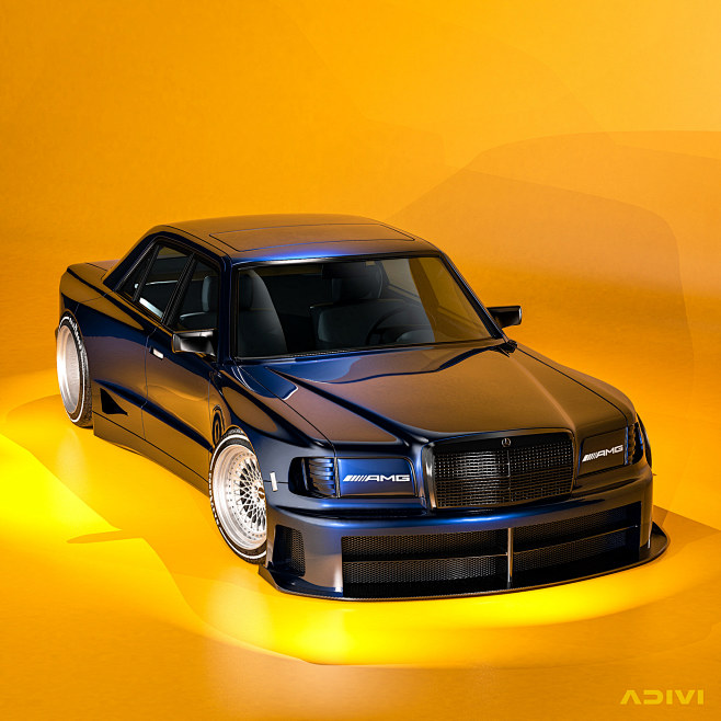 3D car CGI digitalar...