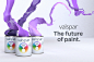 Valspar : The brand Valspar is all about high quality paints with an enormous range of colours that promises to put the fun back into painting. The guys at DraftFCB Sydney came up with a really lovely, sculptural visual to help convey this branding messag