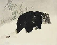 竹内栖鳳（1864～1942）/ 是日本画家。近代日本画的先驱者，代表战前京都画坛的大师。 ​​​​