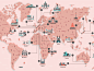 Monocle top 25 cities
#色彩# #map#