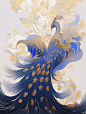 230711|国风蓝孔雀