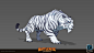 Battlerite: Mighty White Tiger, Viktor Blomqvist : This was really fun to work on: a super bad-ass tiger mount!<br/>For the finished 3D model of this one, check it out here: <a class="text-meta meta-link" rel="nofollow" href=&