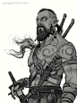 Warrior WiP by Greg-Opalinski on deviantART