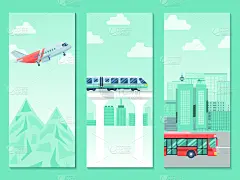 商务,矢量,飞机,街道,绘画插图,旅行,人,海报,巴士,火车