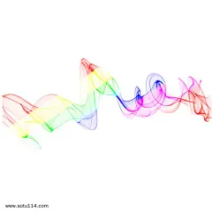 水彩弯曲彩色泼墨