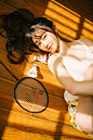 羽毛球少女。 - 人像, 佳能, 上海, 美女, “CAPA2015年12月“人像篇, 写真, 图虫女神计划 - 鹿小漾儿 - 图虫摄影网
