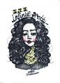 Doodles肖像插画设计 | Kathrin Honesta 文艺圈 展示 设计时代网-Powered by thinkdo3