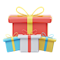 礼物礼盒3D图标