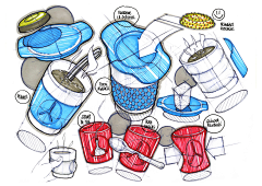 设计信仰采集到产品手绘