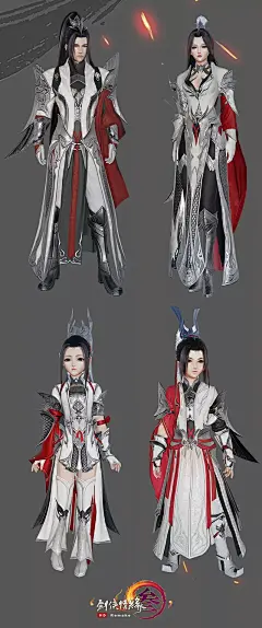 立绘中国风@嗯嗯不嗯收集_花瓣 终于等到！全新校服“驰冥”建模来啦！_2884825993.jpg
