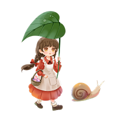 湫风鸭采集到插画