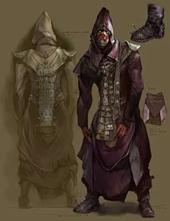 【暗黑破坏神III】--原画之人物设定
