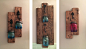Mason Jar Wall Decor & Organizers : Made from reclaimed wood, stained and ready to hang. Perfect rustic look for anywhere in your home, from organizing odds and ends in your bathroom to a mini garden for your kitchen! Makes a great gift for anyone who