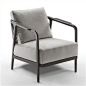 Flexform Crono Armchair - Style # 22201, Modern Armchair - Contemporary Armchair - Leather Armchair - Swivel Armchair | SwitchModern.com