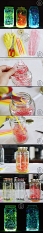 DIY: Glow Jars. 