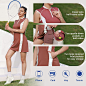 Amazon.com: Women's Tennis Dress with Zipper Pockets Built-in Shorts Pocket Sleeveless Athletic Golf Dresses(Black,XXL) : 服装、鞋靴和珠宝饰品