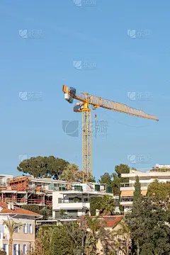 昂蒂布角的建筑，昂蒂布，法国Juan les Pins
