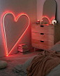 Big love. ❤️ Shop the Big Heart Neon Sign, SKU #43400258. #UOHome