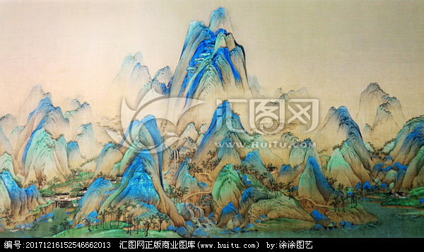 千里江山图 北宋 王希孟