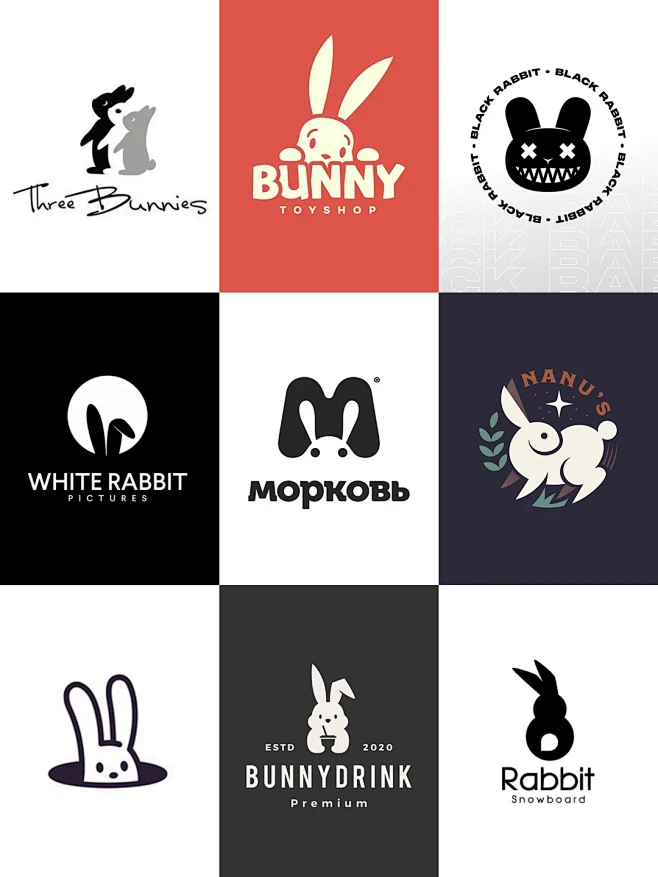 【logo欣赏】兔子元素logo欣赏