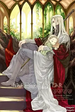 【手绘&amp;橡皮章】密林父子的下午