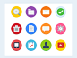 12 Flat Icons - Free