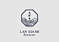 LanXiaMi logo : The reataurant LanXiaMi LOGO design, and VI.Chinese and Japanese style