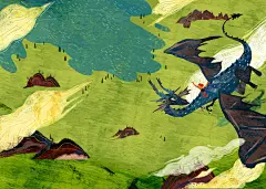 儿童文学插画《魔塔》-caver乌猫_CAVER乌猫,儿童插画,商业插画,绘本,原创_涂鸦王国插画