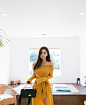 ▼SonYoonJoo▲190422图片_BP更新(焦黄拿铁波西米亚调色雪纺裙)_看图_孙允珠吧_百度贴吧