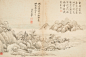清代王翚山水册设色纸本册页十开02